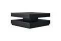 en.casa Couchtisch, »Florenz« quadratisch 76 x 76 x 38 cm Schwarz