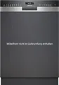 Siemens SN55ZS49CE iQ500 Teilintegrierter Geschirrspüler, 75 kWh, 14 MGD, Zeolith Trocknung, Smart Home kompatibel via Home Connect, glassZone im Oberkorb
