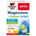 Doppelherz Magnesium + Kalium SPORT Magnesium und Kalium als Beitrag für die normale Muskelfunktion - vegan - 6 x 15 Brausetabletten mit Zitronen-Grapefrucht-Geschmack