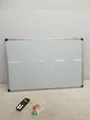 Amazon Basics Magnetisches Whiteboard mit Stiftablage und Aluminiumleisten