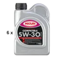 6 x 1 Liter  Motoröl VW 507.00 SAE 5W30 longlife 3  Meguin Compatible 5w 30 Plus