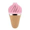 Auflegevibrator Satisfyer Sweet Treat, Klitoris-Vibrator für Sie, Klitorisstimulator mit 11 Rotatationsprogrammen, Sexspielzeug für Frauen 10,5 cm