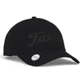 Titleist Herren Players Performance Ball Marker Baseballkappe, schwarz/schwarz, Einheitsgröße