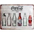 Nostalgic-Art - Retro Bar Blechschild Metallschild 30x40 cm - Coca-Cola Bottles