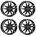 4 Rial Felgen Lucca 6.5Jx17 ET45 4x100 SWFP für FIAT 124 Punto