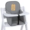 Sitzverkleinerer für Hochstuhl Baby Sitzkissen Stuhl - Kinder Sitzauflage für Hauck und Stokke Kinderhochstuhl High Chair Cover für Kinderstuhl Babystuhl und Hochstühle Grau