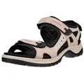 Ecco Yucatan Leder rosa/beige Damen Sandale rosa 37 EU