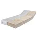 RAVENSBERGER Latexmatratze Komfort-Natura - Härtegrad H3, mittelfest, RG 80-160 x 200 cm, Höhe 18 cm - 7-Zonen Latexmatratze aus 100% Naturlatex mit Baumwoll-Doppeltuch Bezug