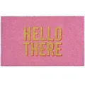 Gift Company Fussmatte, Motiv: Hello there, Glitzer, rosa
