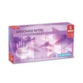 Arnowa GmbH ARNOMED Nitril Lavender Violet Einmalhandschuhe, puderfrei, lila, Reißfeste und elastische Nitrilhandschuhe mit Rollrand, 1 Packung = 100 Stück, Größe S 383-S
