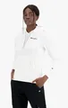 Champion Kapuzenpullover (Hoodie gefüttert) American Classic kleiner Logo Schriftzug weiss Damen
