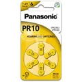 Hörgerät-Batterie Panasonic 10, PR-10L, 6 Stück