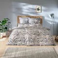 Estella Mako-Satin Bettwäsche Anastasia navy 135x200 cm + 80x80 cm + 40x80 cm