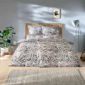 Estella Mako-Satin Bettwäsche 135x200 Anastasia navy blau beige Paisley 7986-655