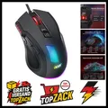 Gaming Maus mit Kabel 12800 DPI, Wired Computer Mouse Gaming mit Treiber, 100...