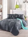 L'Essentiel Linge de Maison, Begonvilla- EPJ6909, Anthrazit, Bettdecken, 65% Baumwolle / 35% Polyester (Abdeckung) /
