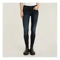 G-Star für Damen. 60885-6131-071 Jeans Lynn Skinny navy (31/30), Lässig, Baumwolle, Denim, Marine