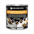HSS Flüssigkunststoff für Abdichtung & Reparatur – UV- & witterungsbeständig – MS-Polymer – lösungsmittel- & bitumenfrei – Transparent – 800 g für ca. 2,2m²