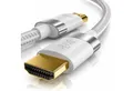Primewire HDMI-Kabel, 2.1, HDMI Typ A (150 cm), 8K @ 120Hz / 4K @ 240Hz DSC, Ultra High Speed, Nylonummantelung, 1,5m