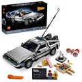 LEGO Back to The Future Time Machine 10300 Bauset für Erwachsene; Baue ein detailliertes Modell einer Filmlegende (1.856 Teile)