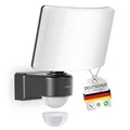 Oktaplex Cali LED Strahler mit Bewegungsmelder Außen warmweiß 30W 2200lm IP65 Außenstrahler anthrazit 3000K Außenbeleuchtung mit Master Funktion