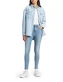Levi's Damen Jeanshose 721 mit Stretch-Anteil, Skinny Fit, Blau (Blue Wave Light), W27/L34
