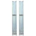 vidaXL Bodenanker L-Form für Spielturm 2 Stk. Stahl 5 x 5 x 50 cm