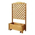 PROMADINO Rankkasten, BxH: 80 x 140 cm, honig, Kiefernholz - braun