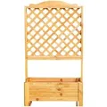 Promadino Rankkasten Romantica mit Rankgitter (BxTxH) 80 cm x 38 cm x 140 cm