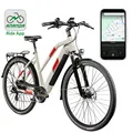 Zündapp Z810 E Bike Damen Trekkingrad ab 155 cm mit 8 Gängen Beleuchtung StVZO Elektrofahrrad 550 Wh antique white 50 cm