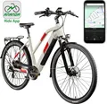 Zündapp Z810 E Bike Damen Trekkingrad ab 155 cm mit 8 Gängen Beleuchtung StVZO Elektrofahrrad 550 Wh antique white 50 cm