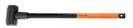 Fiskars Vorschlaghammer, Gewicht: 6,13 kg, Karbonstahl (geschmiedet), Schwarz/Orange, XXL, 1001618