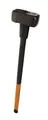 Fiskars Vorschlaghammer XXL für Zaunpfähle Karbonstahl Bauhammer Abbruchhammer