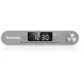 TechniSat KitchenRadio | UKW-Unterbau Küchenradio mit Bluetooth, 5 Watt - Silber/Weiß