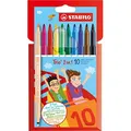 STABILO Trio 2in1 Filzstifte farbsortiert, 10 St.