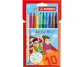 STABILO Filzstift STABILO Trio Filzstift + Fineliner - 2 Spitzen - 10er Set