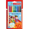 1 bis 36x STABILO Fasermaler/Fineliner Trio 2in1, 10er Kartonetui BIS 57% RABATT