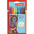 STABILO Fasermaler/Fineliner Trio 2in1 Kinder, 10er Etui