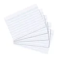 Karteikarte A5, liniert, weiß, 100 Stück