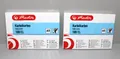 2x HERLITZ KARTEIKARTEN A5 LINIERT WEISS 100 STÜCK KARTEIKARTE KARTEI-KARTEN