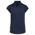 adidas Mädchen Girls Performance Short Sleeve Polo Shirt, Collegiate Navy, 7-8 Years
