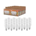 Osram Hocheffiziente LED Lampen mit Energieeffizienz Klasse A, Vorteilspack mit 30 Leuchtmittel, ersetzt herkömmliche 60W Glühbirnen, Birnenform, warmweiß(2700K), E27, mattes Glas