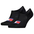 Tommy Hilfiger Adaptive Unisex Footie Socken, Schwarz, 43-46 EU