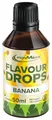 IronMaxx Flavour Drops - Banane 50ml | kalorienfrei & zuckerfrei | vegane Aromatropfen zum süßen von Lebensmitteln | praktischer Tropfer-Verschluss