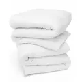 Beautissu Microfaserbettdecke 4 Jahreszeiten Bettdecke Allergiker Bettdecke BeauNuit FS, 155x220cm, 4 Jahreszeiten Bettdecke 155x220 cm Allergiker Bettdecke – 2 Bettdecke weiß 155 cm x 220 cm
