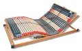 FMP Matratzenmanufaktur 7 Zonen Lattenrost Rhodos® EL | Kopf- und Fußteil elektrisch verstellbar | fertig montiert | 44 Leisten | Notabsenkung | TÜV Rheinland GS | Mittelgurt | 80x200 cm