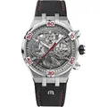 Maurice Lacroix Aikon Automatic Chronograph Special Edition Mahindra Racing" AI6098-SS001-091-2" - skelettiert,schwarz - 44mm