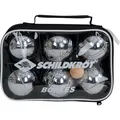 SCHILDKRÖT Boccia BOULE/BOCCIA Set, 2x3 Stahlkugeln+Zielkugel in Tragetasche