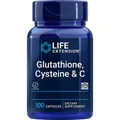 Life Extension, Glutathione, Cysteine & C, 100 Kapseln - Blitzversand