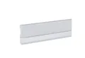 PROVISTON Sockelleiste 20 x 90 x 2000 mm Fußleiste Eckiges Profil Sockelleiste Kunststoff